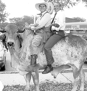 Holiday Market Royal Oak Violantes Riding Horse with Cowboy