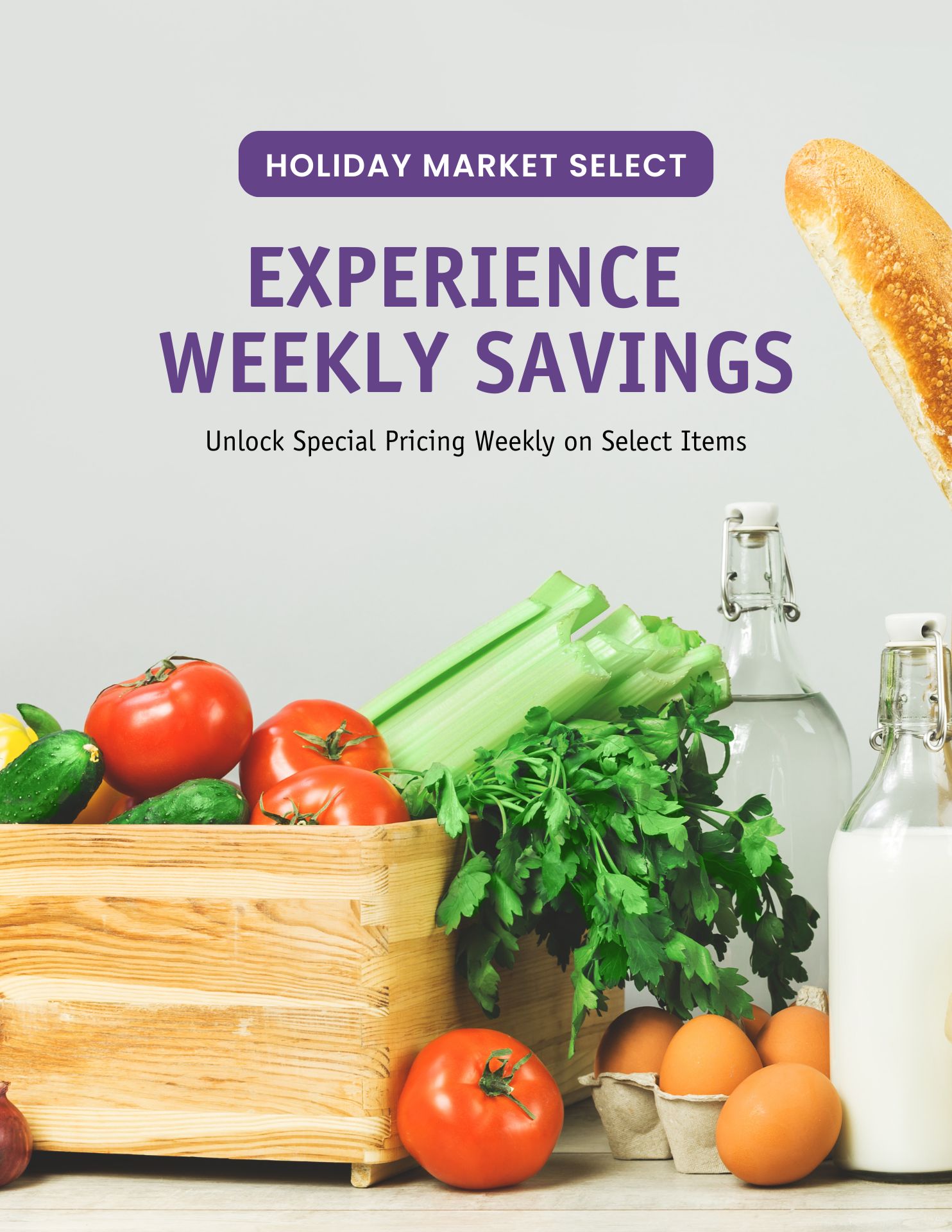 Holiday Market Select Weekly Ad Specials Cover